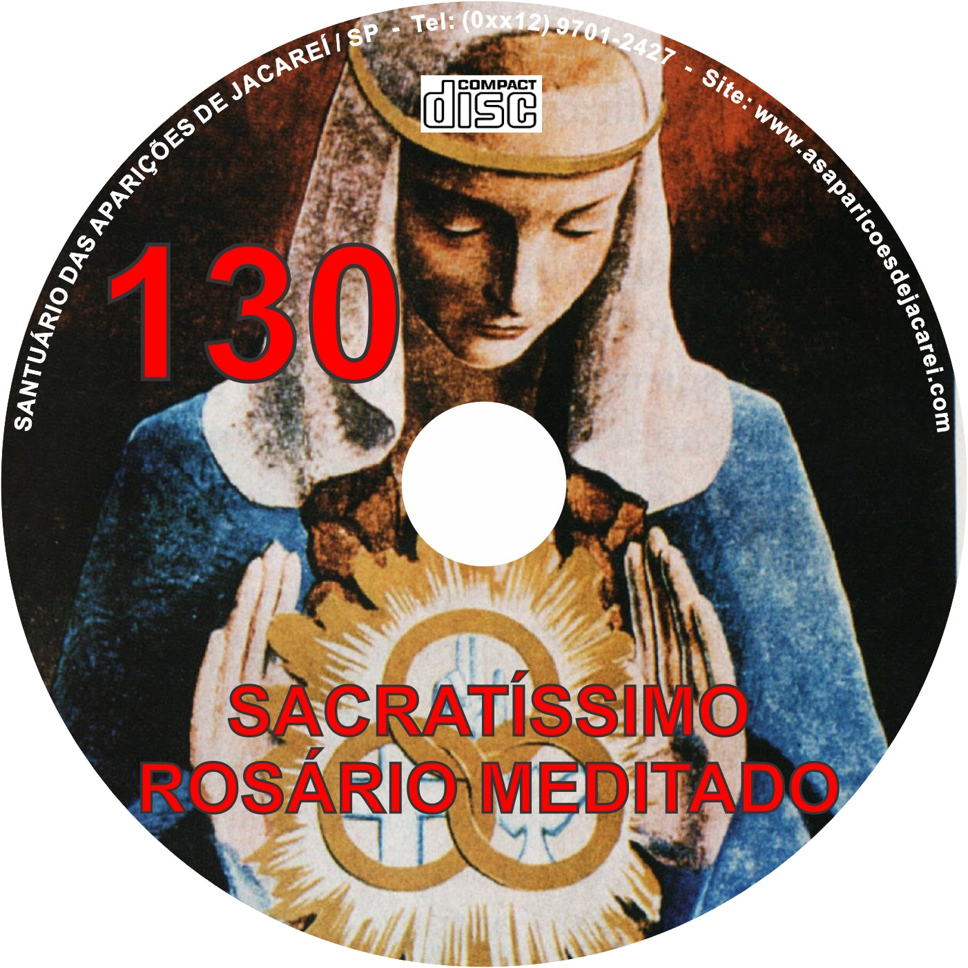 CD Rosário Meditado 130 CD Rosário Meditado 130